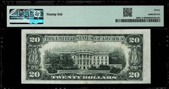 GUTTER FOLD ERROR $20 1950-A FR NOTE FR.#2060-A* BOSTON **STAR NOTE** PMG VF30