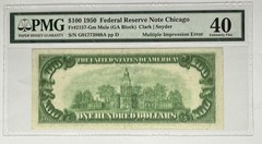 Extreme RARE 1950 $100 Federal Reserve Note MULE ‼️FIRST PRINT DOUBLED – RARE‼️