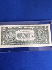 (( ERROR – MISALIGNED )) $1 1977 (CU) FEDERAL RESERVE