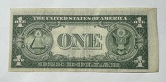 1935E $1 Silver Certificate Miscut & Off-Center Error – STAR Note – UNCIRCULATED