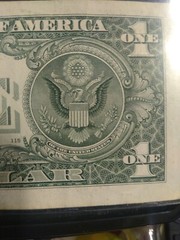 2017-Series »Mint Error » $1.00 Bill Noten »K 69734830 B