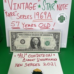 1963 A Star ⭐️ Note Error Replacement $1 One Dollar Bill Vintage 62 Years Old 🔥