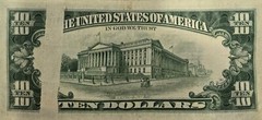 $10 1969C NEW YORK FEDERAL RESERVE NOTE “OBSTRUCTED PRINTING ERROR”