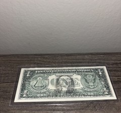 2003A One Dollar Bill Note Offset Printing Error SN#F55608714N