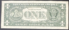 End of Roll Error 1985 $1 FRN Fr-1913-K Very Fine+++ Free Priority Mail Shipping