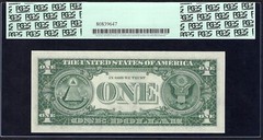 🇺🇸 ERROR 1974 $1 ♚♚INVERTED OVERPRINT♚♚ PCGS VERY CH NEW 64 PPQ
