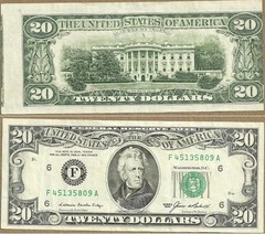 $20 RARE ERROR NOTE Showing Reverse Error-1985 Atlanta Series (Sharp Note!!)