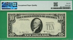 ERROR – OVERPRINT ON BACK ERROR – 1977A $10 FRN – PMG GEM 66 EPQ – ERROR
