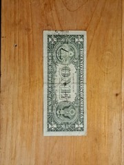 $1 Dollar Bill Miscut Error – Off Center / Misaligned Cut – US Note 1977A