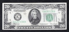 1934-C $20 FRN RICHMOND, VA “INVERTED BACK ERROR” GEM UNCIRCULATED