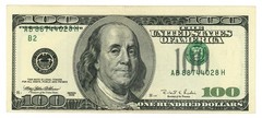 1996 $100 Federal Reserve Note 3rd Print Shift ERROR (67673)