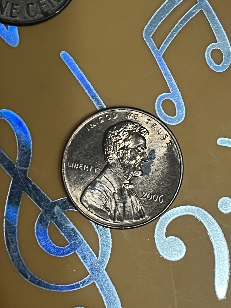 2006 No Mint Mark Penny Rare , Dd On Front See Pics! Great Condition Too