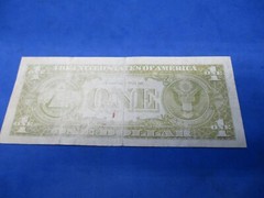 1957 $1 Silver Certificate Insufficient Missing ink Error