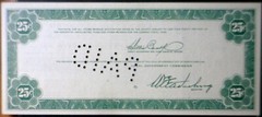 1933 RADAR CH CU + .25 Fractional Note Guilford North Carolina Repeater Binary #