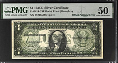PMG50 1935E DARK FACE TO BACK OFFSET PRINTING ERROR 5958H