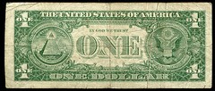 1957-B $1 ONE DOLLAR SILVER CERTIFICATE « GUTTER FOLD ERROR »