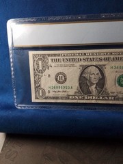 $1 1993FRN Misalignment Error, PCGS VERY FINE 30,FR 1919-H.
