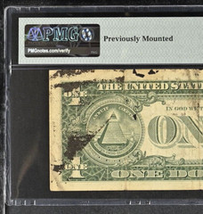PMG20 STAR NOTE PREVIOUSLY MOUNTED BLACK SMEARS SOLID 5 1S 1245*