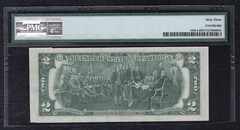 FR. 1935-L 1976 $2 FRN “GUTTER FOLD ERROR” SAN FRANCISCO, CA PMG UNCIRCULATED-63