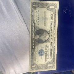 1957-A $1 ONE DOLLAR SILVER CERTIFICATE “INKING ERROR”