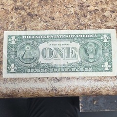 US $1 Federal Reserve Error Note Series 2017 Radar G33663333E Uncert Ungrad