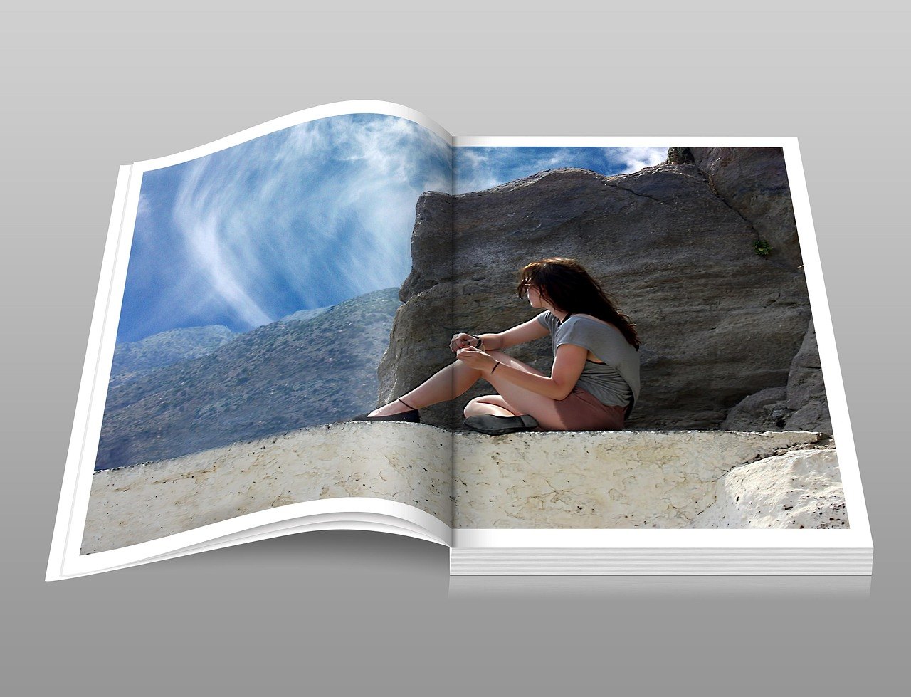 Square Back Brochures